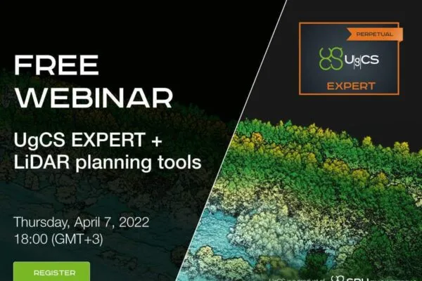 Upcoming Webinar by SPH Engineering – UGCS EXPERT + LIDAR PLANNING TOOLS