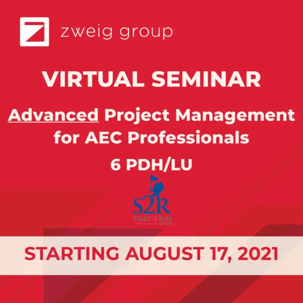 Advanced Project Management for AEC Professionals – VIRTUAL SEMINAR