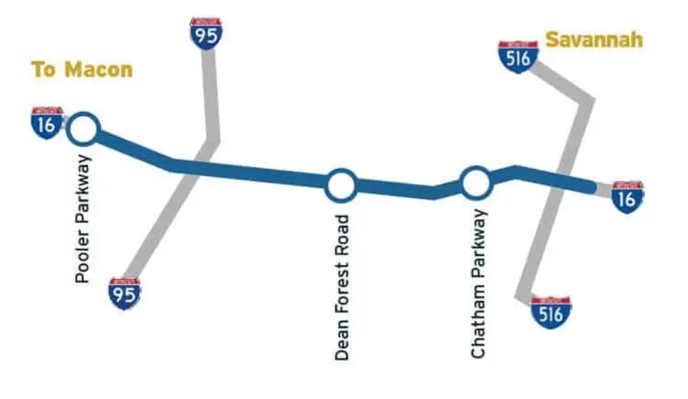 Georgia DOT selects apparent proposer for I-16 at I-95 design-build projects