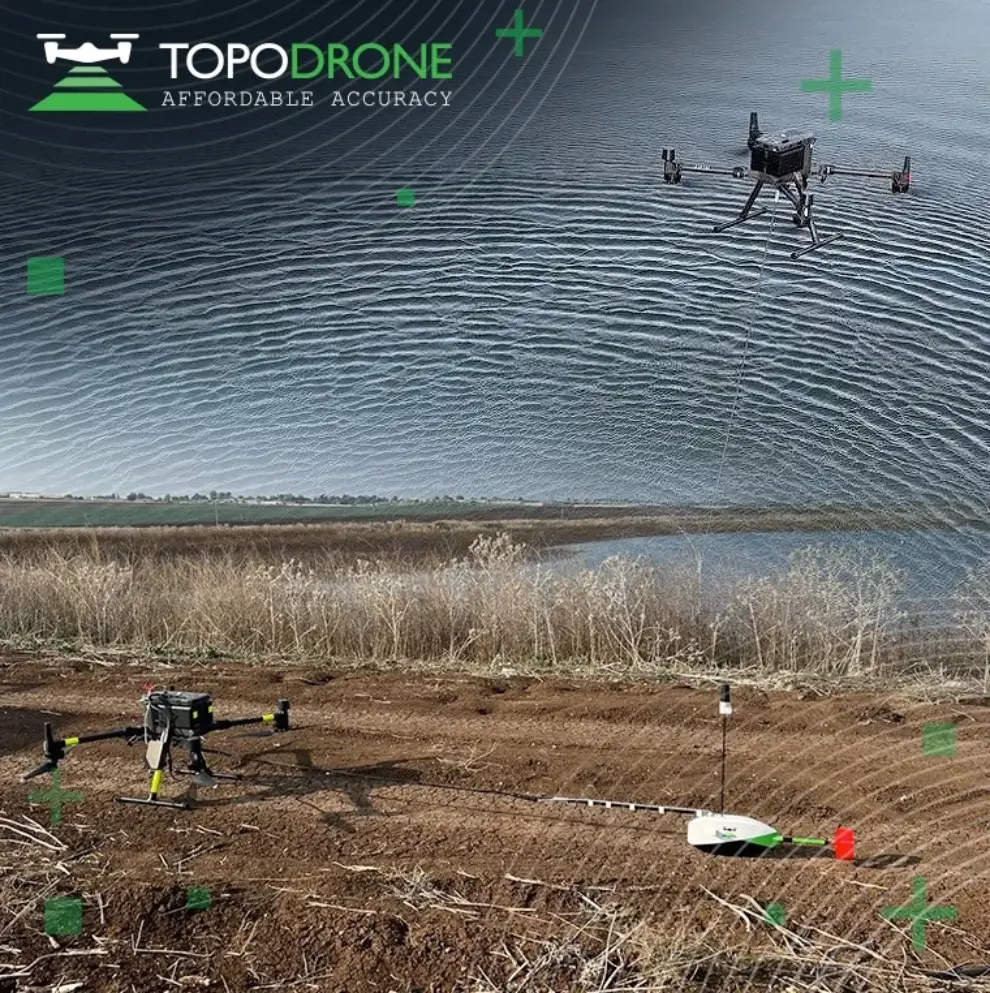 <strong>TOPODRONE synchronized LiDAR and bathymetric surveying methods to study a floating solar farm in Israel</strong>