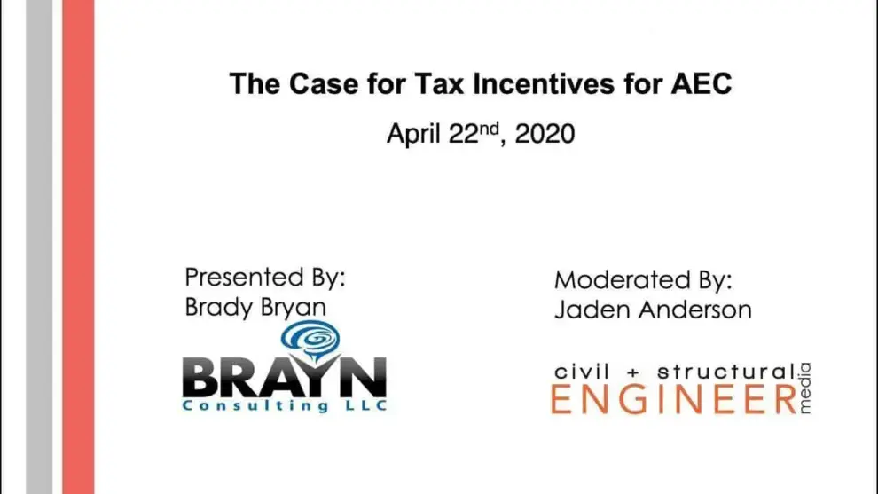 The Case for Tax Incentives for AEC