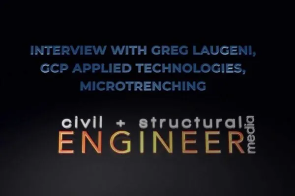 An interview with Greg Laugeni, GCP Applied Technologies