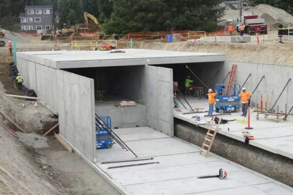 Washington school installs stormwater panel vault detention system