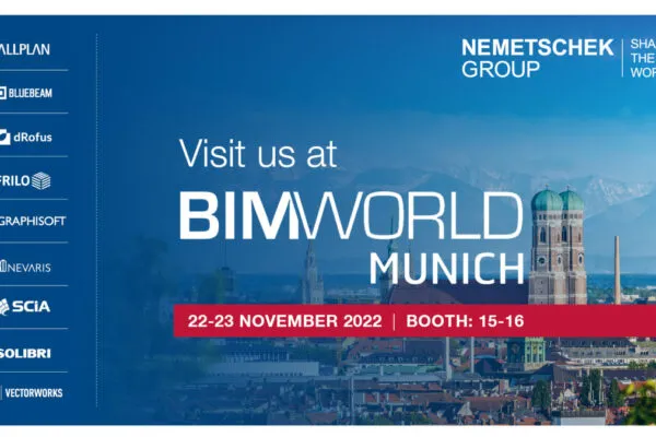 Shaping Digitalization: Nemetschek Group Represented with Nine Strong Brands at BIM World 2022 Munich